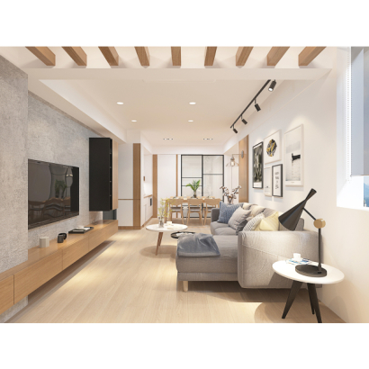 河岸青青  旭日欣欣-客廳