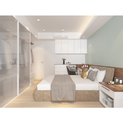 河岸青青  旭日欣欣-主臥